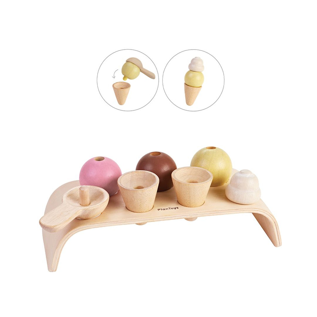 PlanToys Ice Cream Set wooden toy