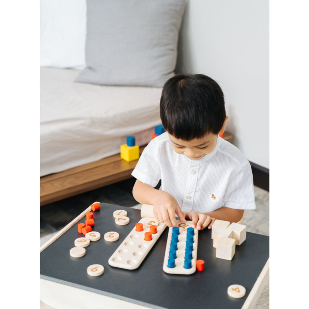 PlanToys Ten Frame - Unit Plus wooden toy