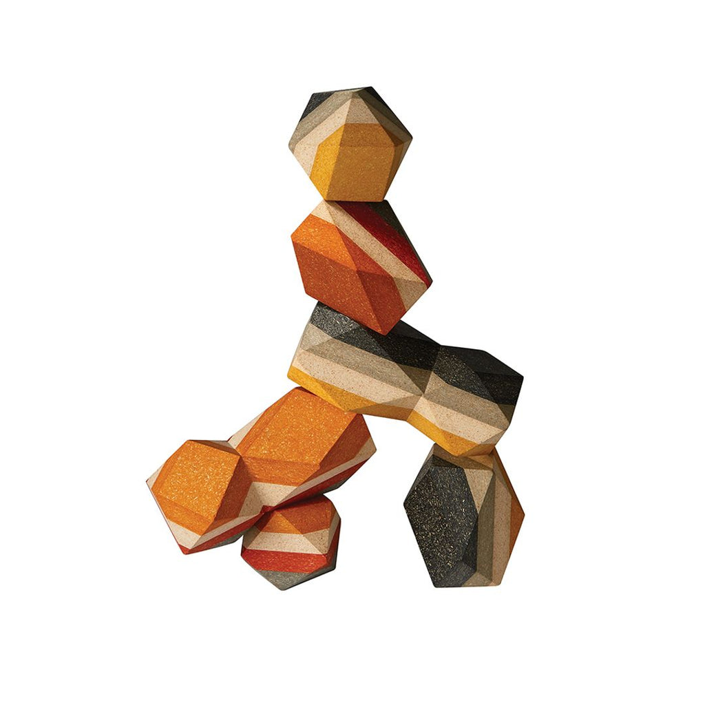 PlanToys Geo Stacking Rock wooden toy