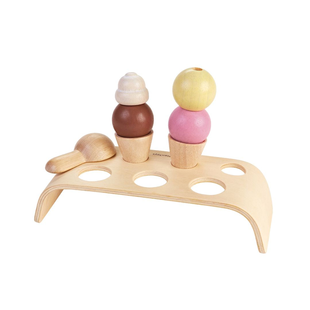 Ice Cream Set by Plan Toys – Mochi Kids