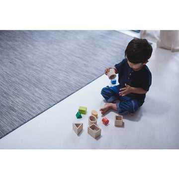 Wooden Blocks Match - Toddler at Play